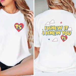 Retro Pixar Toy Story 5 Comfort Colors Shirt, I Knew It I Knew You, Disneyland Toy Story 5 Shirt, Western Cowgirl Tee, Toy Story Stamp Shirt image 1