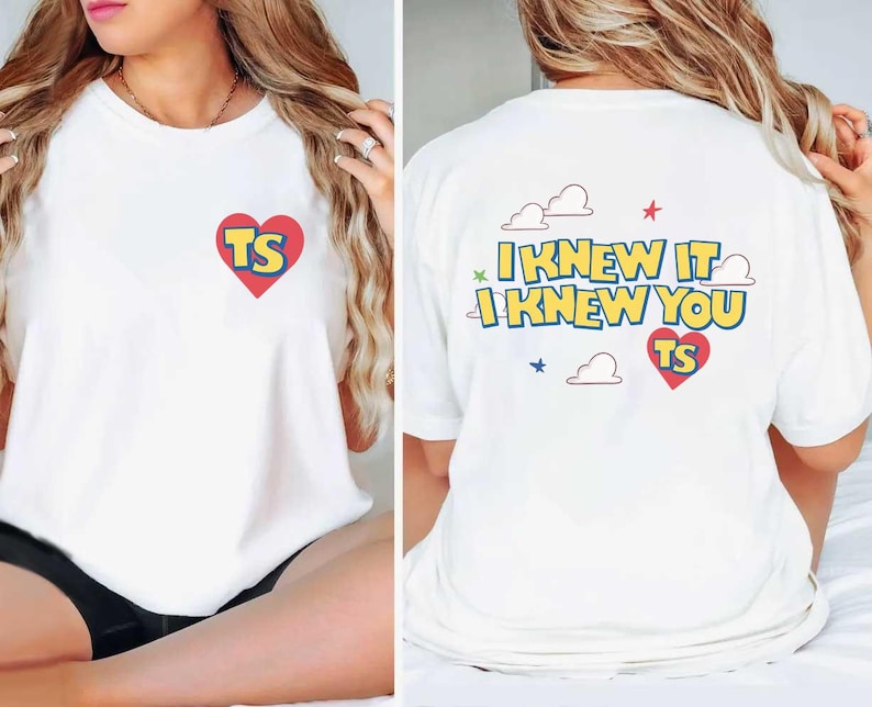 Retro Pixar Toy Story 5 Comfort Colors Shirt, I Knew It I Knew You, Disneyland Toy Story 5 Shirt, Western Cowgirl Tee, Toy Story Stamp Shirt image 1