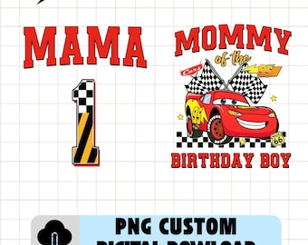 Disney Cars Friends aangepaste png, Pixar Lightening McQueen png, McQueen Kids png, auto's png, digitaal bestand, auto's verjaardag png, Instant Download
