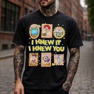 Retro Pixar Toy Story 5 Comfort Colors Shirt, I Knew It I Knew You, Disneyland Toy Story 5 Shirt, Western Cowgirl Tee, Toy Story Stamp Shirt image 4