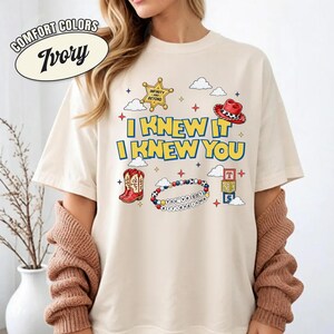 Camiseta retro "Lo sabía, sabía que cumplías 5 años", camiseta de Swifts y Toy Story 5, cumpleaños de Disneyland Swifts Toy Story 5, camiseta de cumpleaños de Toy Story imagen 6