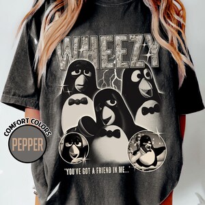 Disney Toy Story Wheezy Shirt, Toy Story Penguin Wheezy Sing Shirt, Disney Characters Shirt, Disney Trip Shirt, Toy Story Birthday T-shirt image 4