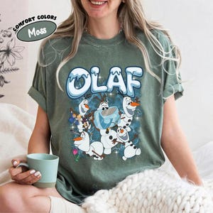 Disney Olaf Shirt, Funny Disney Snowman Shirt, Disney Frozen Shirt, Cute Disney Holiday Tee Gift, Disney Olaf Sweatshirt image 1