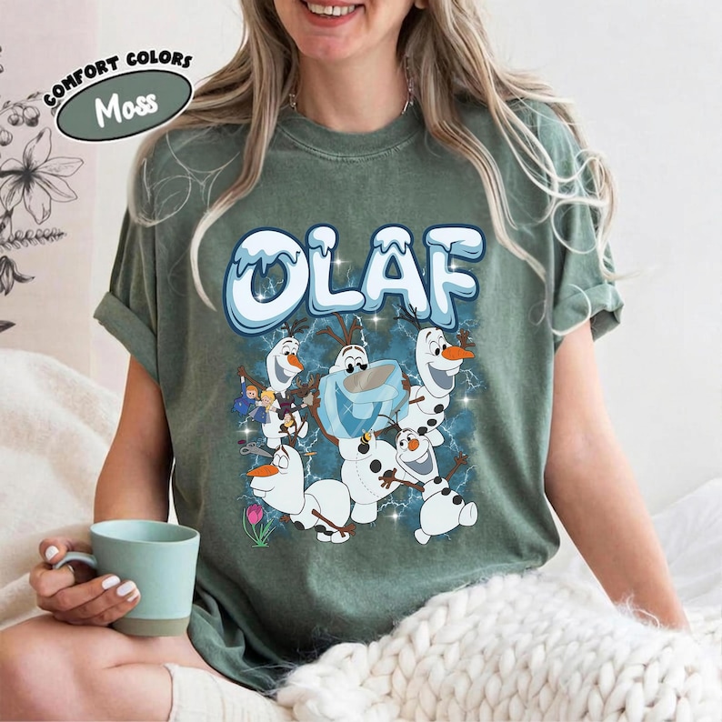 Disney Olaf Shirt, Funny Disney Snowman Shirt, Disney Frozen Shirt, Cute Disney Holiday Tee Gift, Disney Olaf Sweatshirt image 1