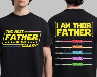 Starwars I'm Their Fathers-shirt, Starwars Best Dad In The Galaxy-shirt, vaderdagcadeau, Darth Vader-T-shirt, Disneyland-shirt, shirt vader zoon