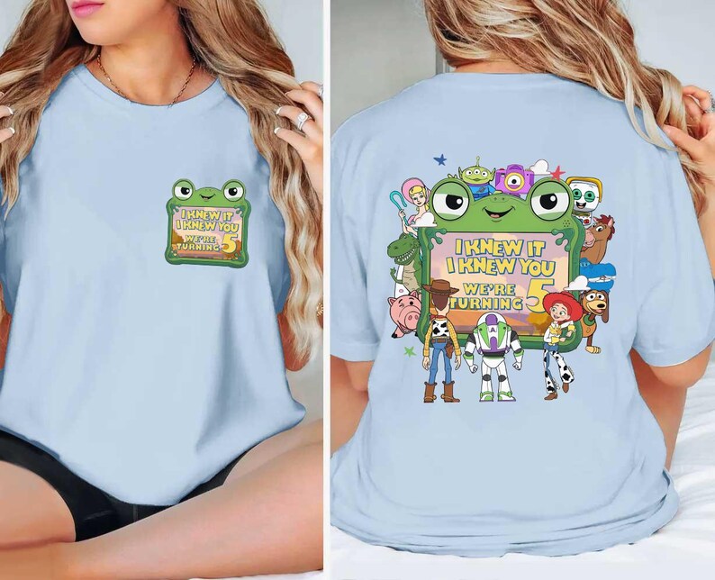 Tay Story Friendship Comfort Colors Shirt, I Knew It I Knew You T-Shirt, TS Woody Jessie Tee, Fans Disneyland Trip Gift, Trendy Music Gift image 4
