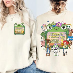 Tay Story Friendship Comfort Colors Shirt, I Knew It I Knew You T-Shirt, TS Woody Jessie Tee, Fans Disneyland Trip Gift, Trendy Music Gift image 1