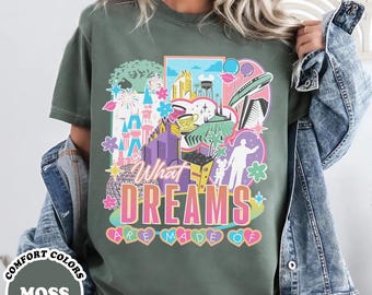 Disneyland What Dreams Are Made Of Shirt, Wdw Magic Kingdom Shirt, Disneyland Trip, Family Vacation, Disneytrip Family Matching 2026