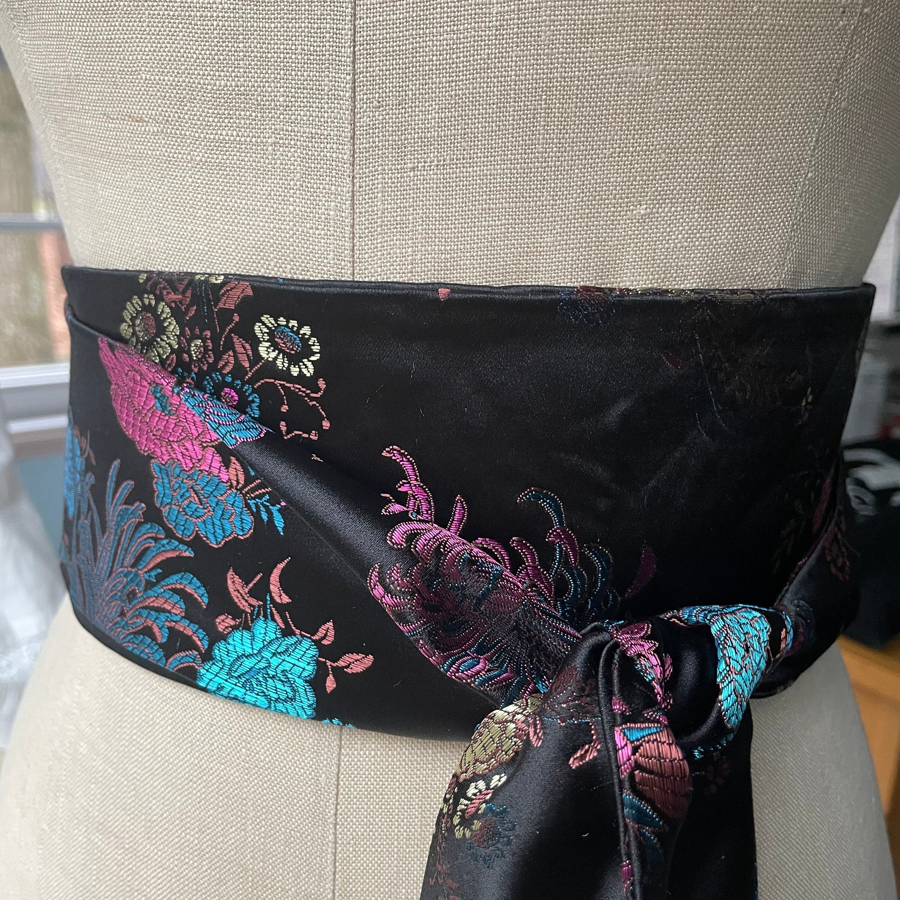 Pink Obi Belt Print - Etsy display picture 2