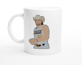 Zach "Bambam" Blankenship - Texas Tailgaters - witte keramische mok van 11 oz
