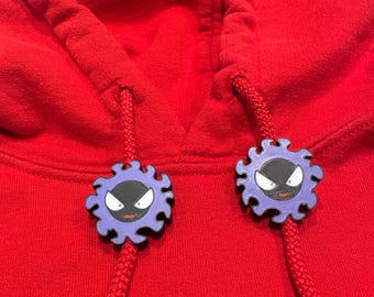 Drawstring Sweater Beads (Pokémon Gastly)