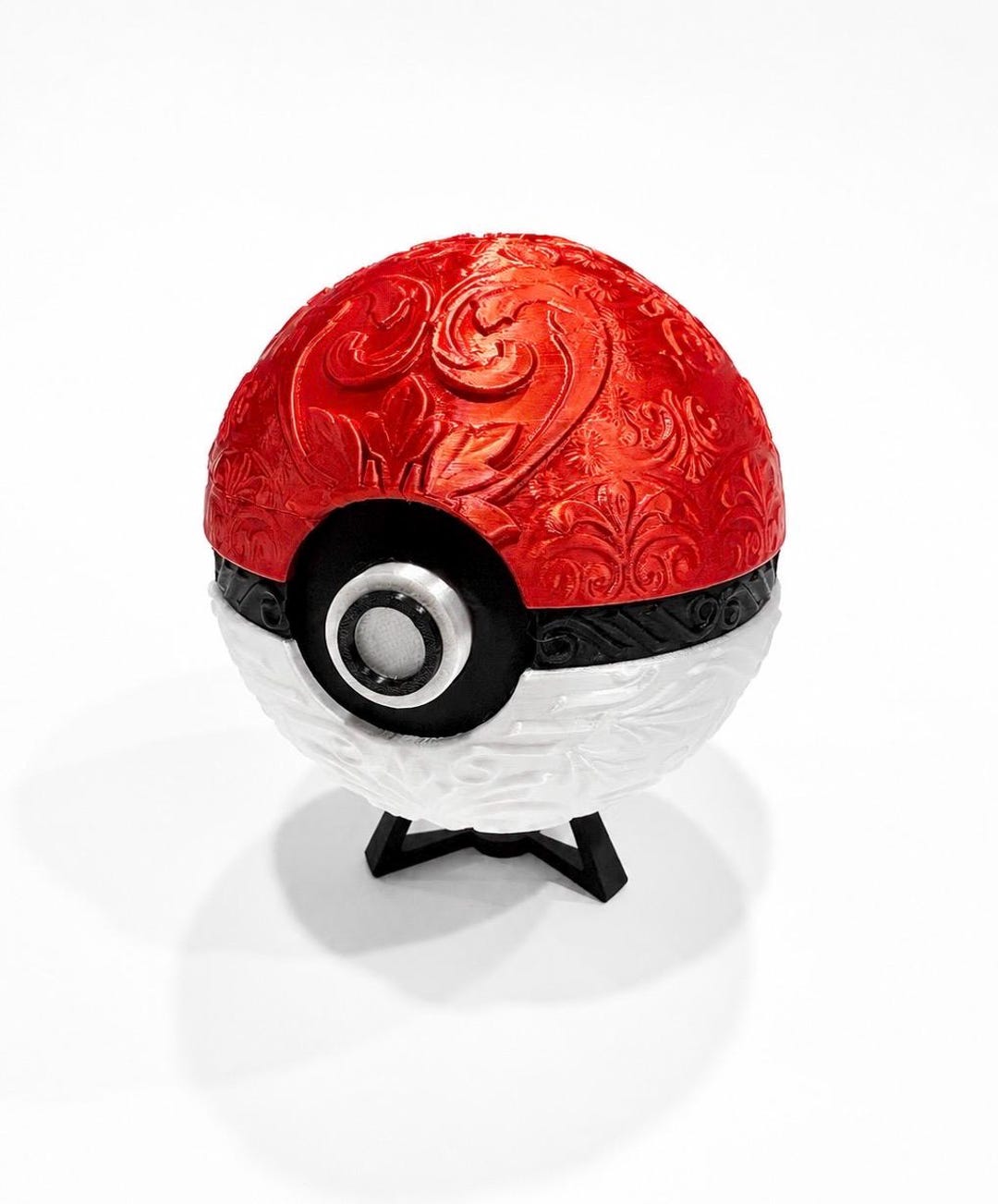 Large Ribbon Pokeball Custom Pokémon Pokeball - Etsy