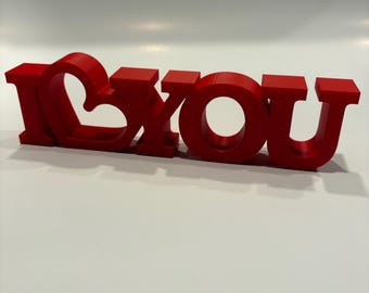 I Love You Sign Decor