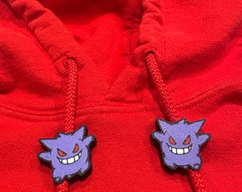 Drawstring Sweater Beads (Pokémon Gengar)