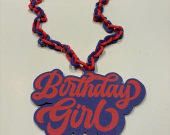 Birthday Girl Necklace