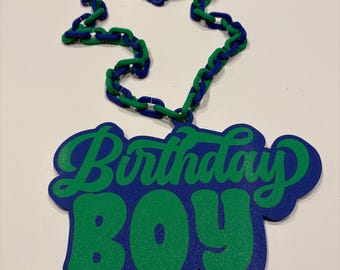 Birthday Boy Necklace