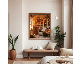 Reading Nook Definition Printable Wall Art | Book Lover Decor | Cosy Reading Nook Print | Instant Digital Download