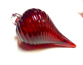 Ruby red ornament