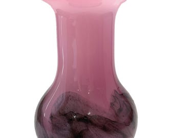 ガラスの花瓶、ブルーチェック柄 - Etsy 日本