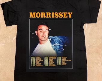 Morrissey Tour 2025 Geschenk für Fan T-Shirt Schwarz Größe S-4XL