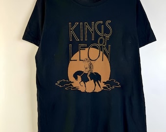 Kings Of Leon Band Konzert T-Shirt Schwarz Größe S-4XL