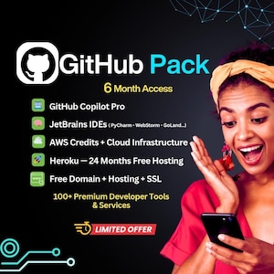 GitHub Student Developer Pack | AI Coding Tools Bundle (6 Month Access)