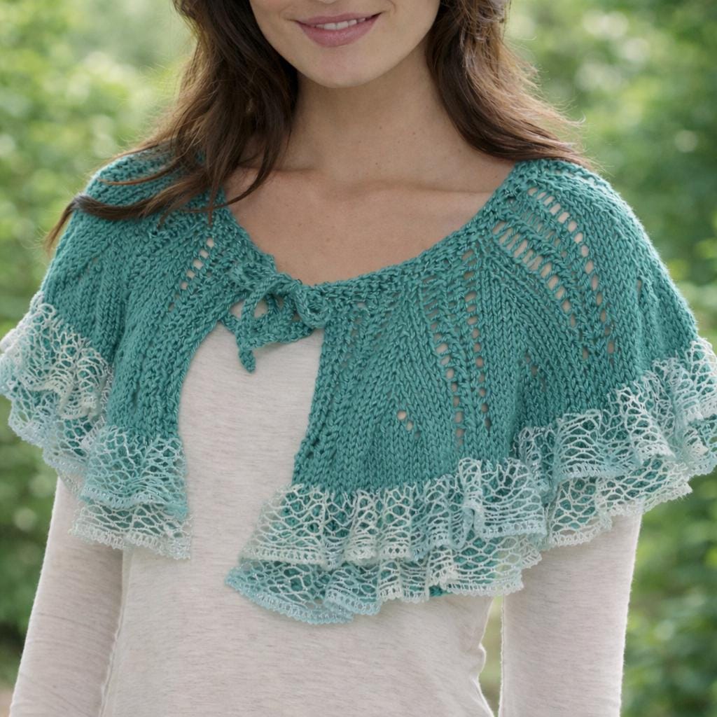 Ruffle Collar Crochet Pattern - Etsy