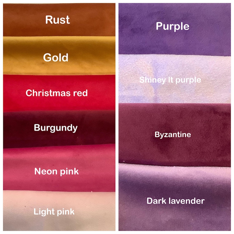 Backing Velvet Fabric Squares - Etsy