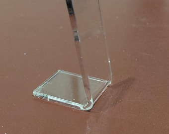 Acrylic Finishing Stand- 1"x 2", 1/8" thick acrylic