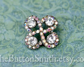 5 to 20 Piece Set Rhinestone Buttons "Aubree" (18mm) RS-046