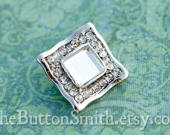 5 to 20 Piece Set Rhinestone Buttons -Sadie- (25mm) RS-018