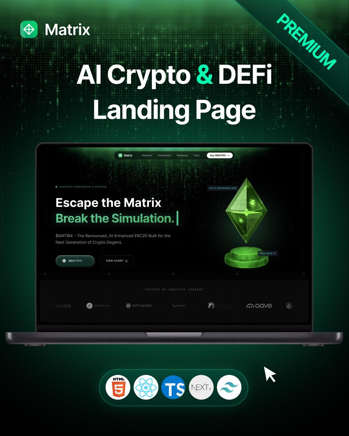 Crypto Landing Page - Etsy