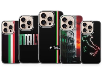 Italien Handyhülle – Italian Lover Aesthetic Cover für iPhone 17 Air 16e 15 Pro Max 14 13 | Samsung S25 Ultra S24 S23 FE | Google Pixel 10 XL