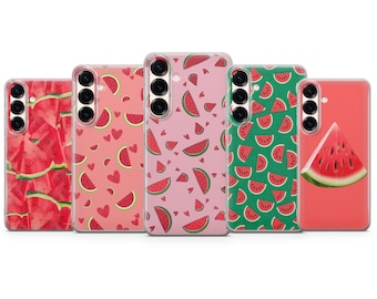 Wassermelonen Scheiben Handyhülle – Aesthetic Cover für iPhone 17 Air 16e 15 Pro Max 14 13 | Samsung S25 Ultra S24 S23 FE | Google Pixel 10 XL9