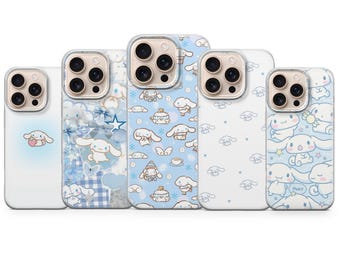 Cinnamoroll Handyhülle – Ästhetische Abdeckung für iPhone 17 Air 16e 15 Pro Max 14 13 | Samsung S25 Ultra S24 S23 FE | Google Pixel 10 XL9