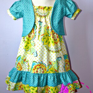 Haven Dress for Girls 6M-12Y PDF Pattern & Instructions-sundress Easy ...