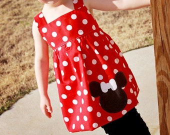 Izzy Bubble Tunic for Girls 12M - 8Y Patron PDF et instructions-col carré-corsage entièrement doublé-ourlet bulle