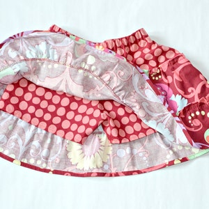 Lucy Skirt for Girls 2Y-10Y PDF Pattern and Instruction-safety Shorts ...