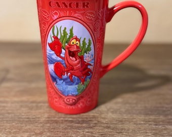 Disney Zodian Cancer Sebastian the crab mug