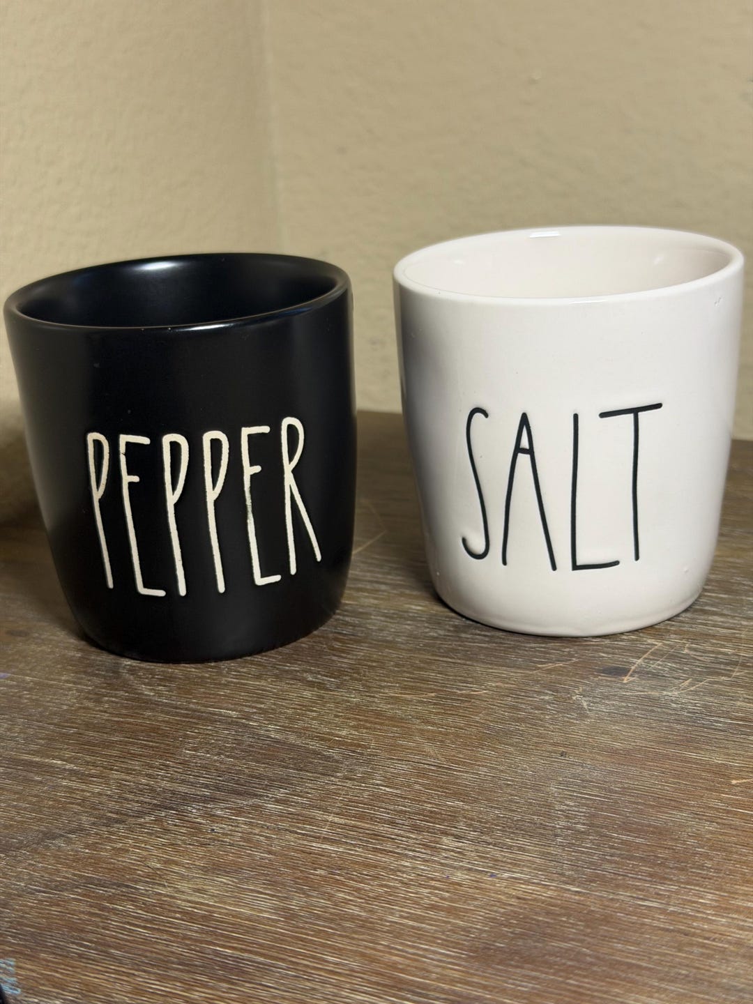 Salted Rae Inner Rae Dun Salt and Pepper No Lids. - Etsy