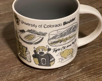 CU Boulder kaffemugg Starbucks