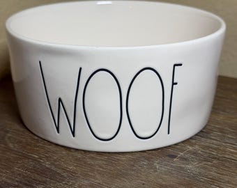 Rae Dunn Doggy Bowl GUAU