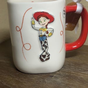 Rae Dunn Pixar dubbelsidig Jessie Toy Story-mugg bild 1