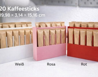 Coffee Stick Organizer | Coffee Station Organizer | Portion Coffee Sachet Holder | 3D Printed Kitchen Organizer | Optional for SKÅDIS