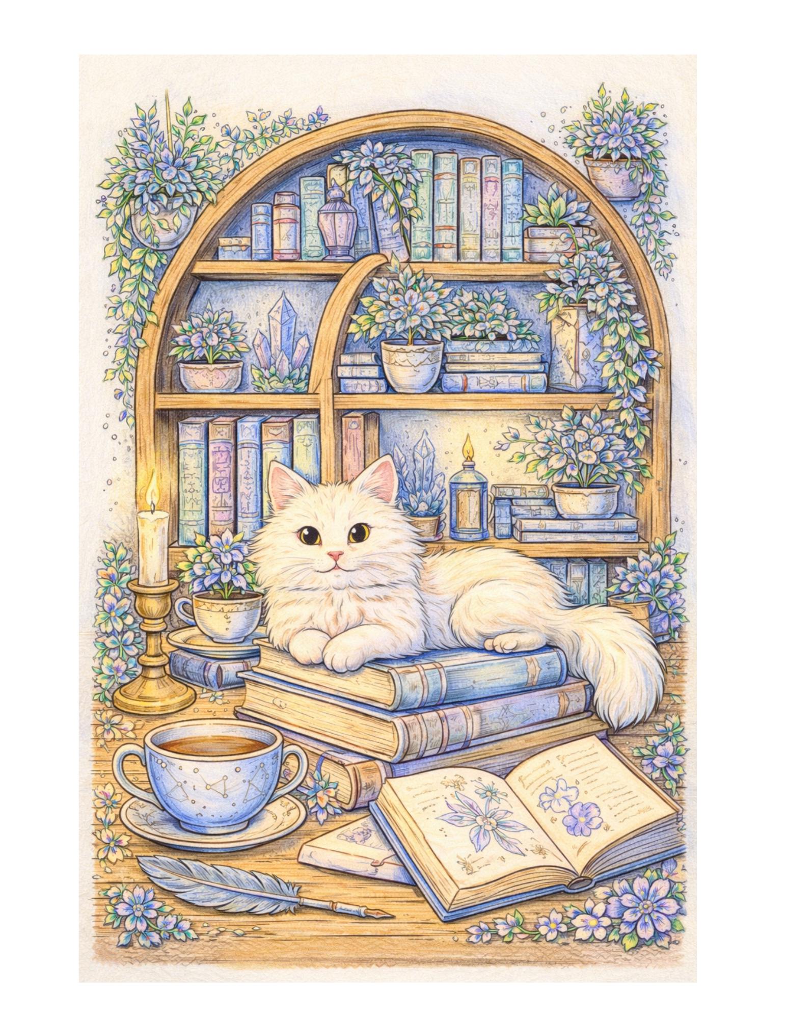 Book Lover Coloring Book – 30 Cozy Reading Nook Pages (instant Download ...