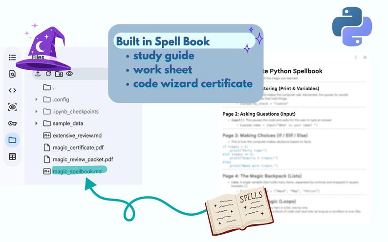Python Coding Cheat Sheet for Beginners | Computer Science Study Guide Bundle image 3