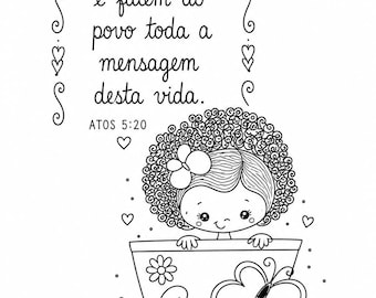 Christian Coloring Bookmark | Bible Journaling Printable (Digital Download)