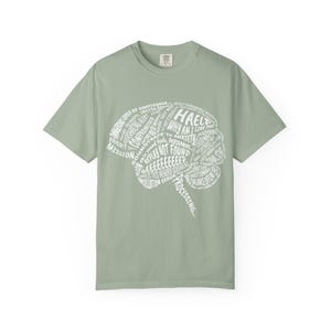 Brain Word Art T-shirt | Anatomy Typography Tee, Neuro Science Design image 5