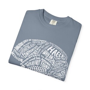 Brain Word Art T-shirt | Anatomy Typography Tee, Neuro Science Design image 13