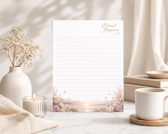 JW Eternal Happiness Stationery Set - Instant Download (5 piece set)